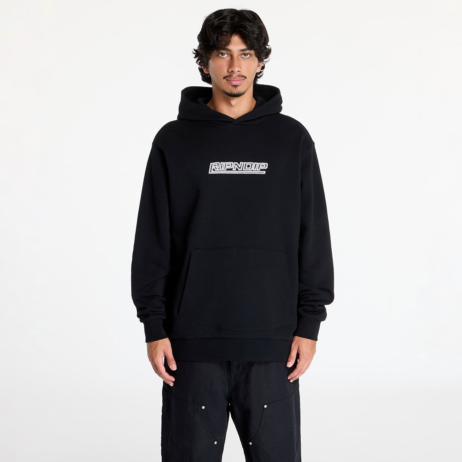 Sweatshirt RIPNDIP Robo Nerm Hoodie Black Sort | RNDFAL24121, 0
