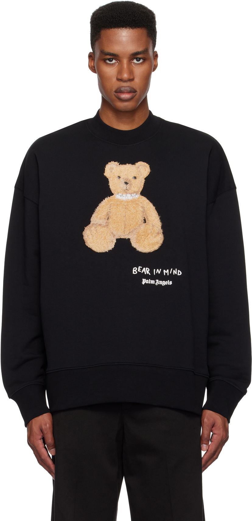 Sweatshirt Palm Angels Sweatshirt Bear In Mind Sort | PMBA026F24FLE0111060
