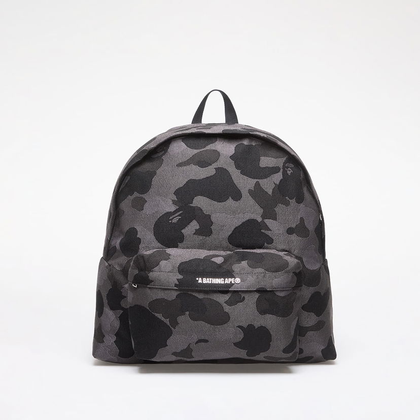 Rygsæk BAPE A BATHING APE Solid Camo Jacquard Daypack Black Universal Sort | 001BAK201309M BLK