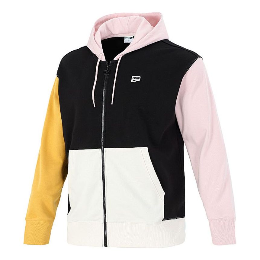 Sweatshirt Puma Color-Block Hooded Jacket Flerfarvet | 532679-01, 0