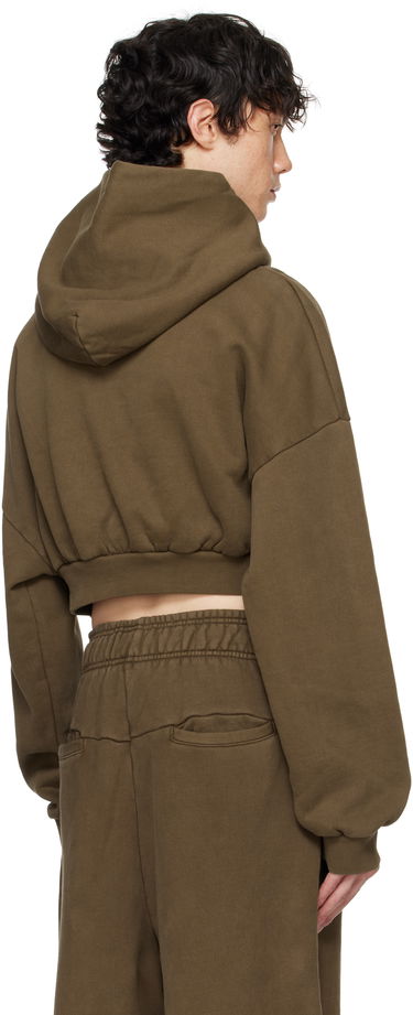 Sweatshirt Entire Studios Entire Studios Cropped Heavy Hoodie Brun | ES2392BT, 2