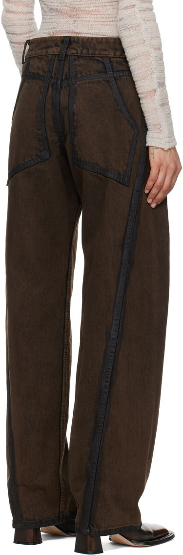 Jeans Eckhaus Latta Eckhaus Latta Bend Jeans Brun | 1225-EL-PS25-O -, 2
