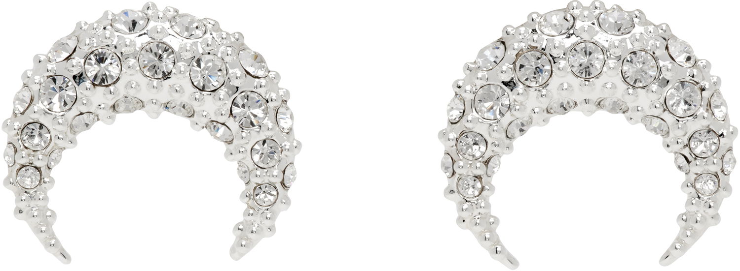 Øreringe Marine Serre Marine Serre Moon Crystal Stud Earrings Metalisk | UJW075A RMET0001, 0