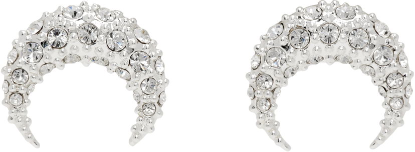 Øreringe Marine Serre Marine Serre Moon Crystal Stud Earrings Metalisk | UJW075A RMET0001