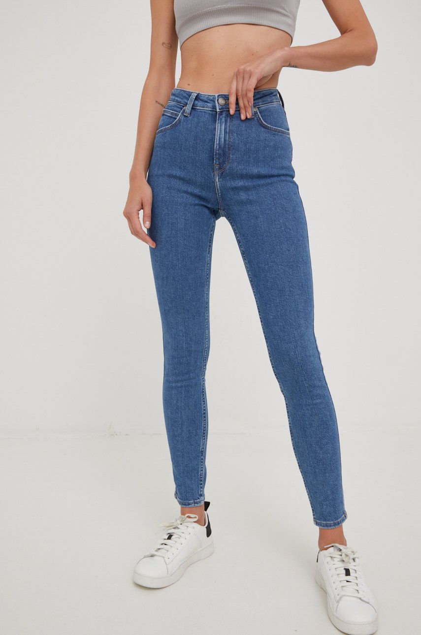 Jeans Lee Ivy Light Wash Blå | L32EFAMR, 0