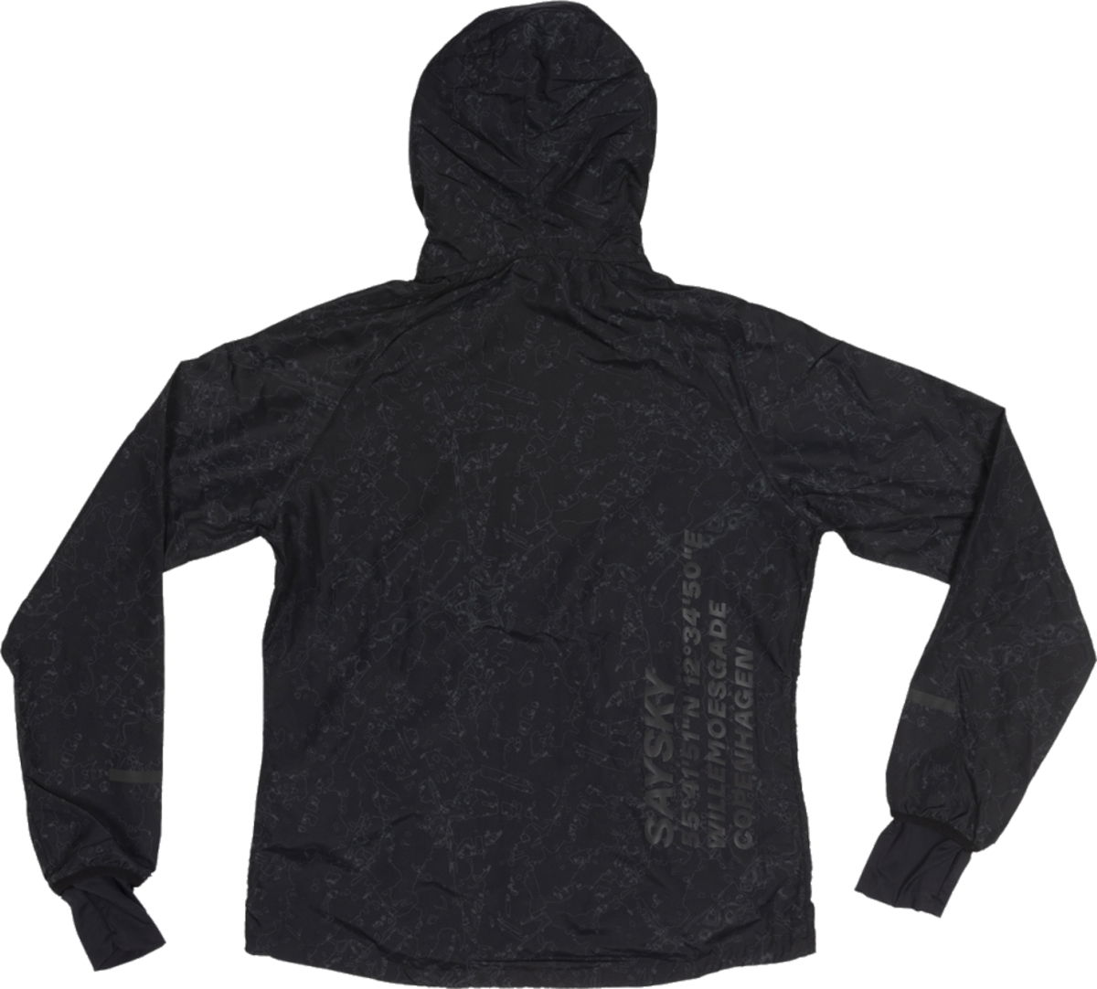 Vindjakke Saysky Saysky Map Pace Hooded Jacket Sort | jwrja01c1003, 1