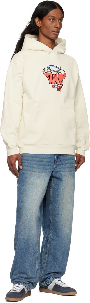 Sweatshirt Dime Dime Purgatory Hoodie Hvid | DIME2SP2540NAT, 3