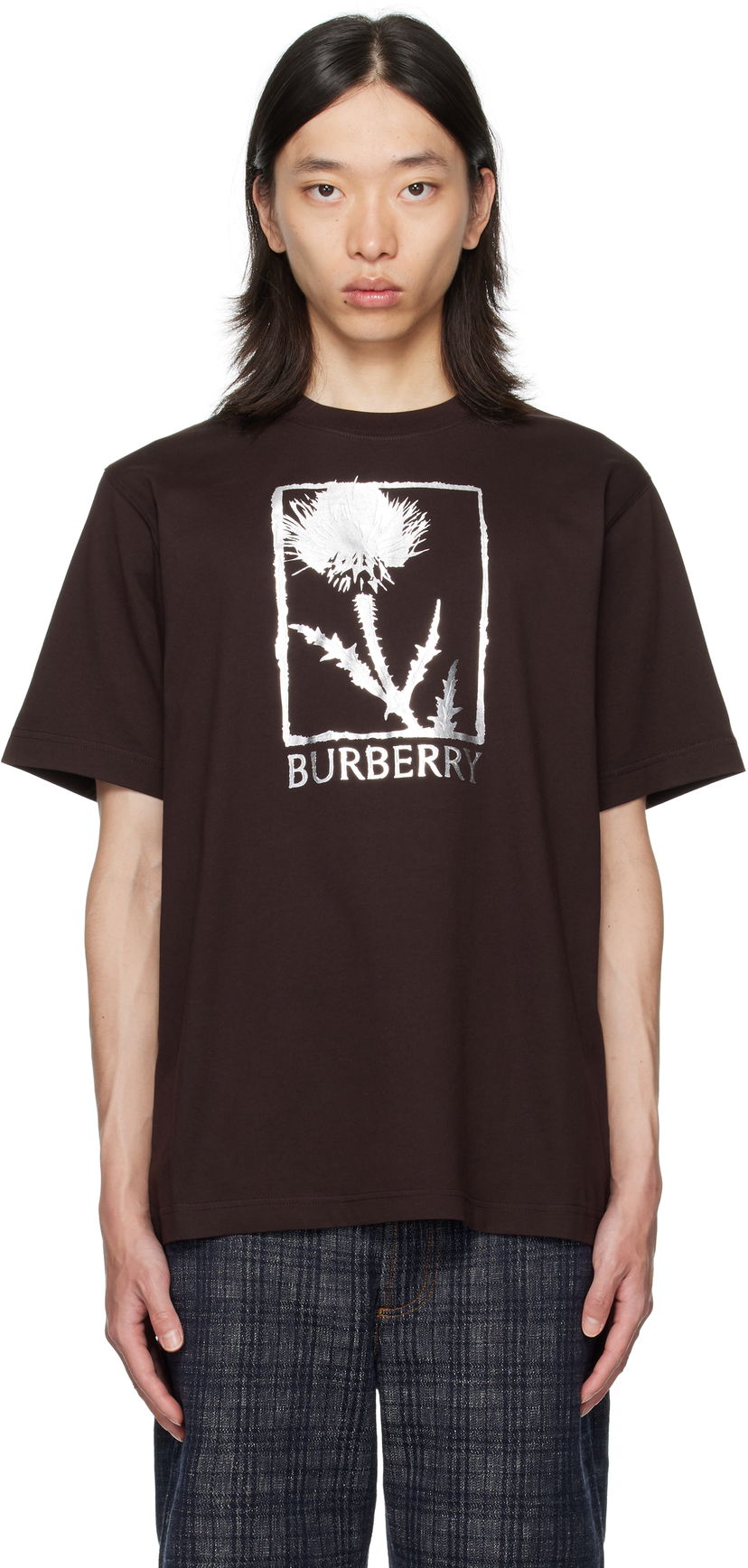 T-shirt Burberry Burberry Foil Graphic T-Shirt Brun | 8116887