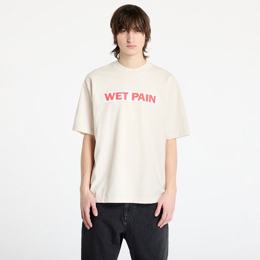 T-shirt Pleasures PLEASURES Wet Pain T-Shirt Beige | P25SP066 CREAM