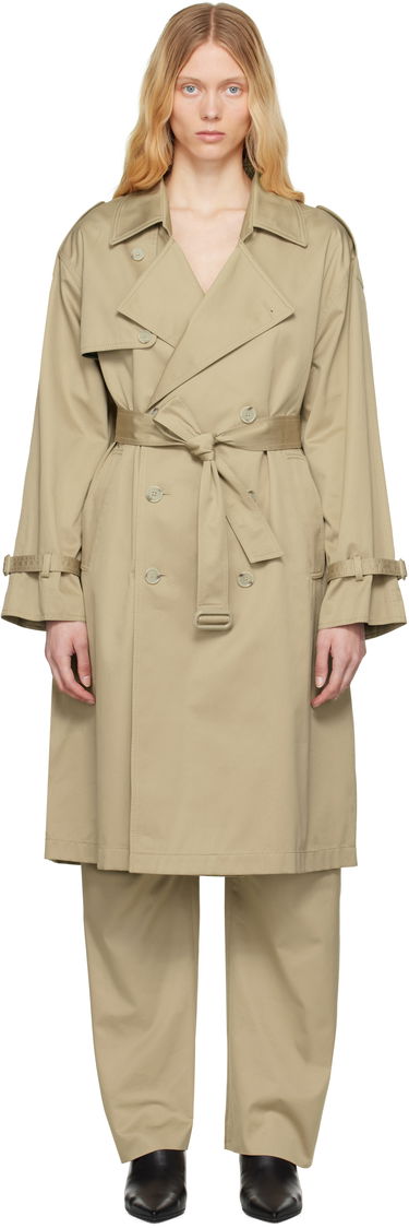 Trenchcoat Maison Margiela MM6 Maison Margiela Dual Wear Cotton Twill Trench Coat Beige | S52AH0080 M35368, 0
