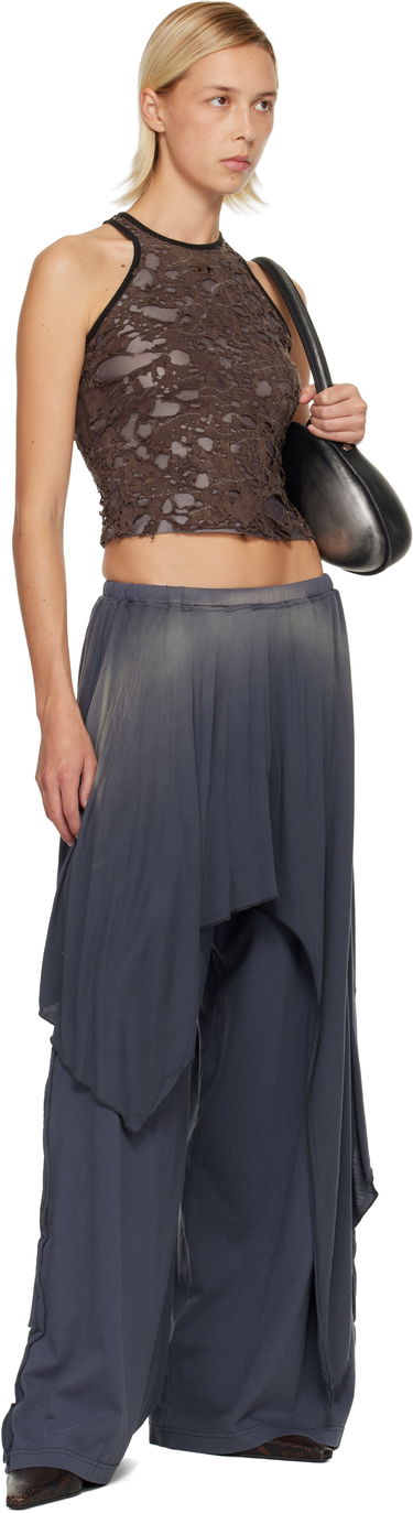 Tanktop Diesel Destroyed Layered Halter Tank Top Brun | A18523 0IKCK, 3