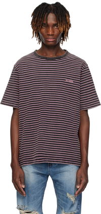 We11done Logo Striped T-Shirt