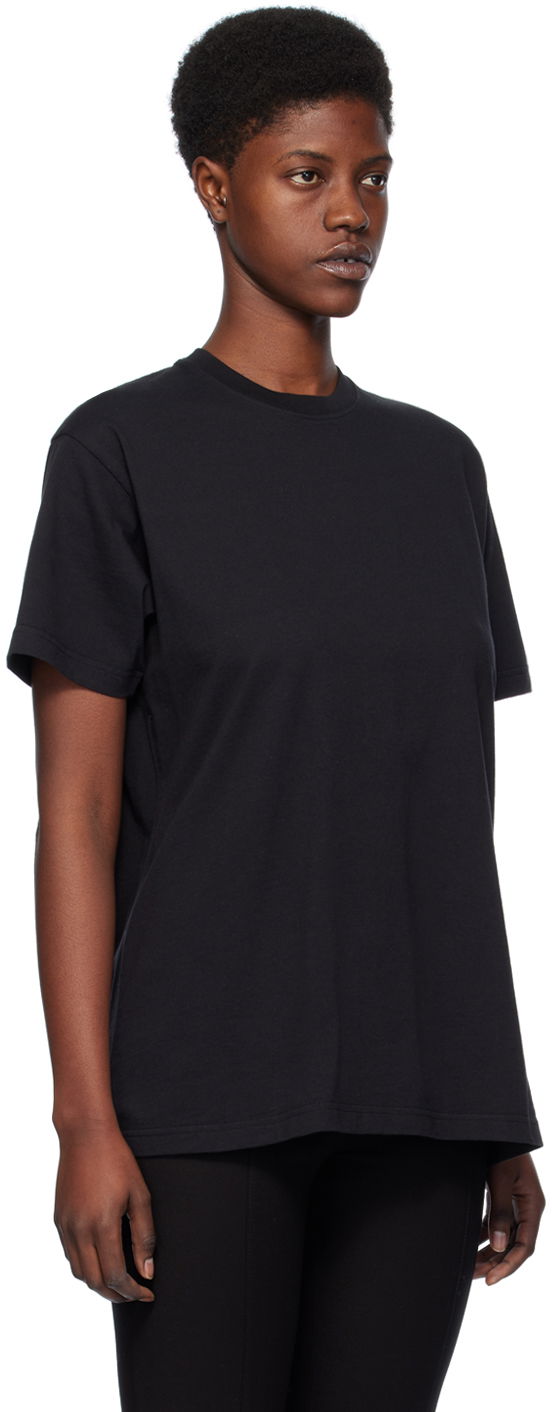 T-shirt TOTEME Straight T-Shirt Sort | 232-5043-786, 1