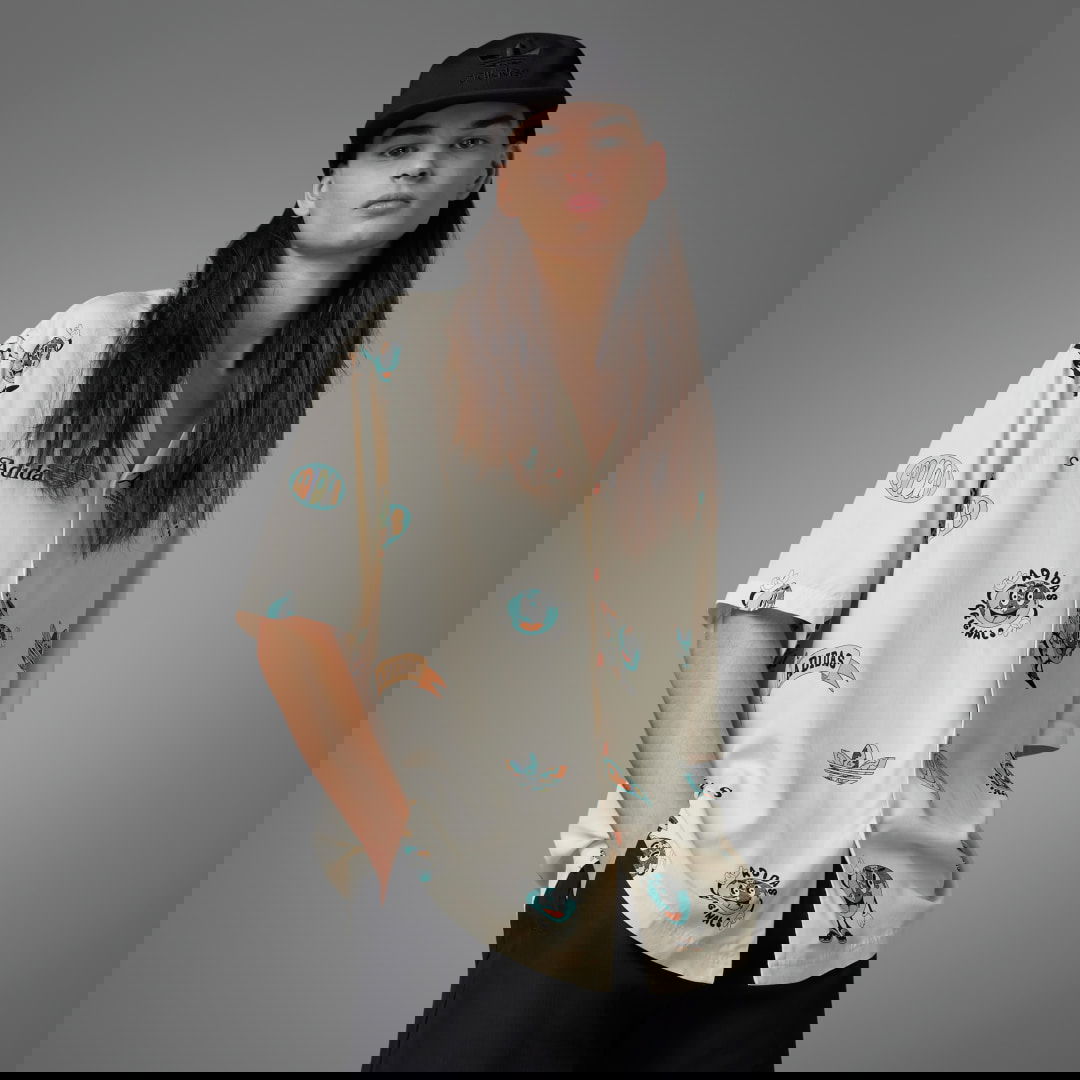 Skjorte adidas Originals Enjoy Summer Resort Shirt Flerfarvet | IT8179, 0