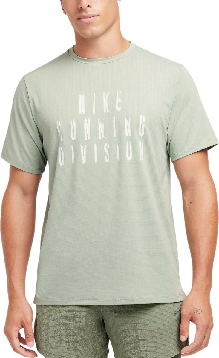 T-shirt Nike T-Shirt Rise 365 Run Division	  with_print  short_sleeve Grøn | fz1129-370