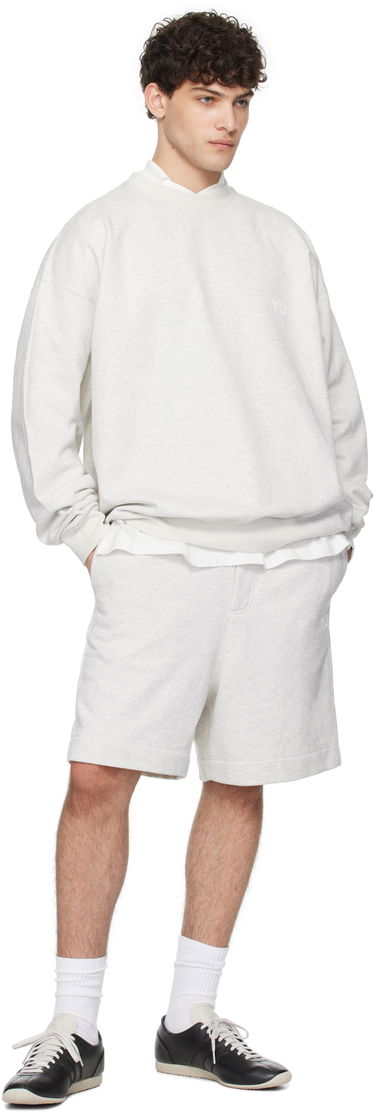 Sweatshirt Y-3 Y-3 French Terry Crew Sweatshirt Grå | JM7874, 3