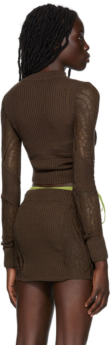 Sweater GUIZIO Guizio Cutout Turtleneck Top Brun | MCTT 2, 2