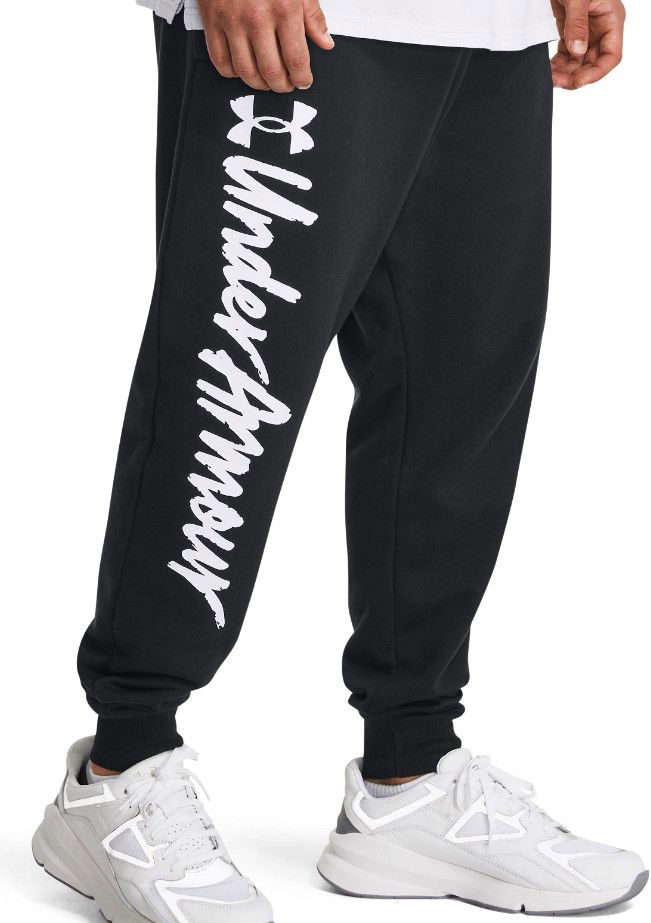 Joggingbukser Under Armour UA Rival Fleece Graphic Sort | 1379776-001, 0