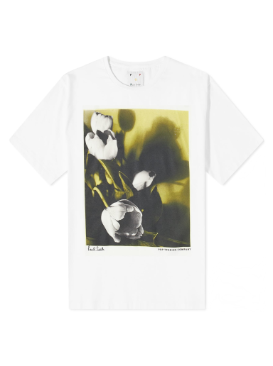 T-shirt Pop Trading Company x Paul Smith Tulip Tee Hvid | M1R-136YE-KP3975