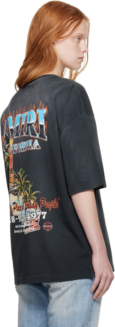 T-shirt AMIRI AMIRI 'AMIRI' Sunny Place Oversized T-Shirt Sort | AWJYTE1069, 2