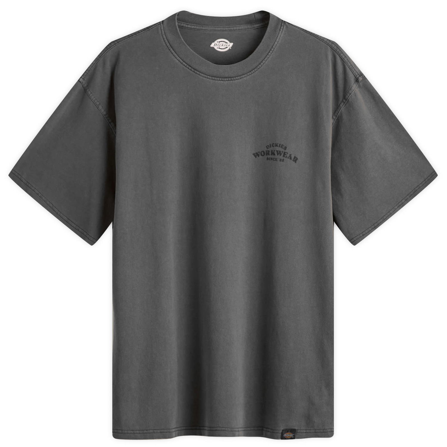 T-shirt Dickies Christiana Garment Dyed Tee Grå | DK0A87QHBLK1, 1
