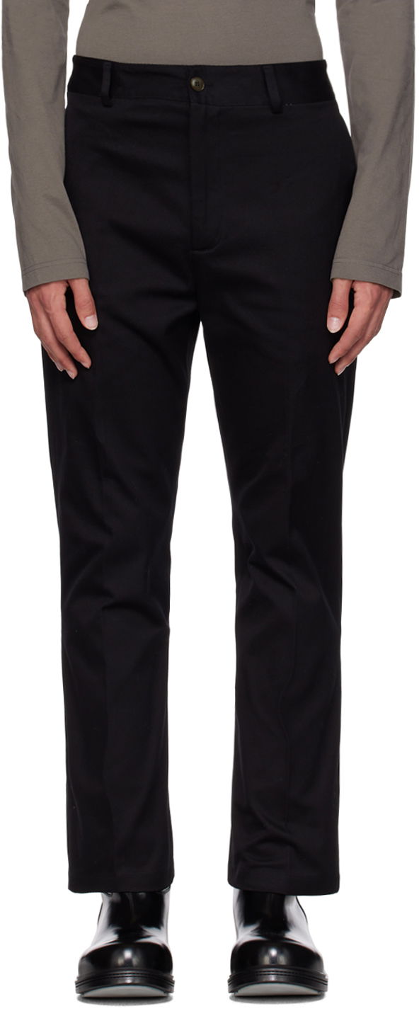 Bukser Acne Studios Regular Fit Trousers Sort | BK0509-, 0
