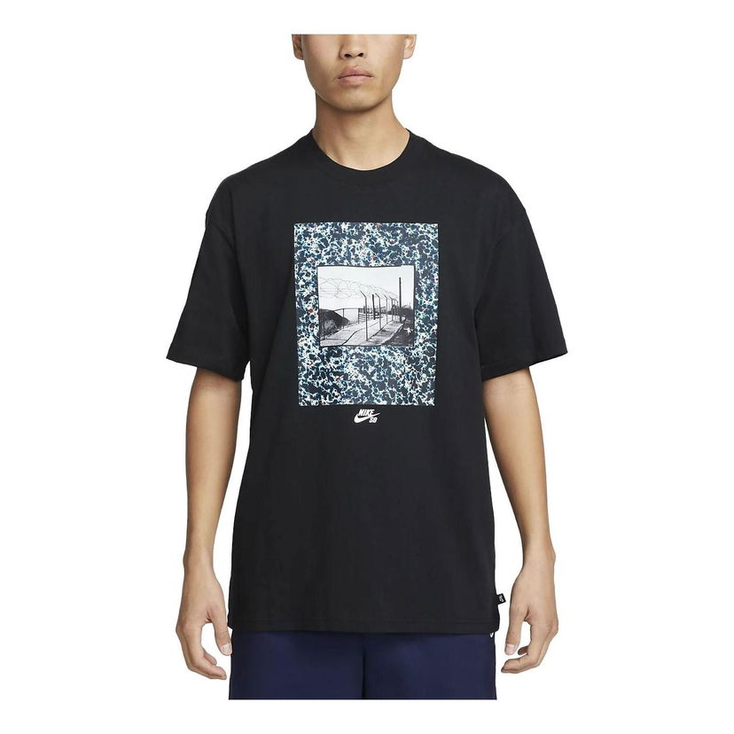 T-shirt Nike SB Skateboard T-Shirt Sort | FB8141-010