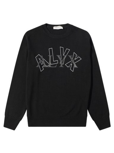Sweatshirt 1017 ALYX 9SM Arch Logo Crew Sweatshirt Sort | AAUKN0198YA01-BLK0001