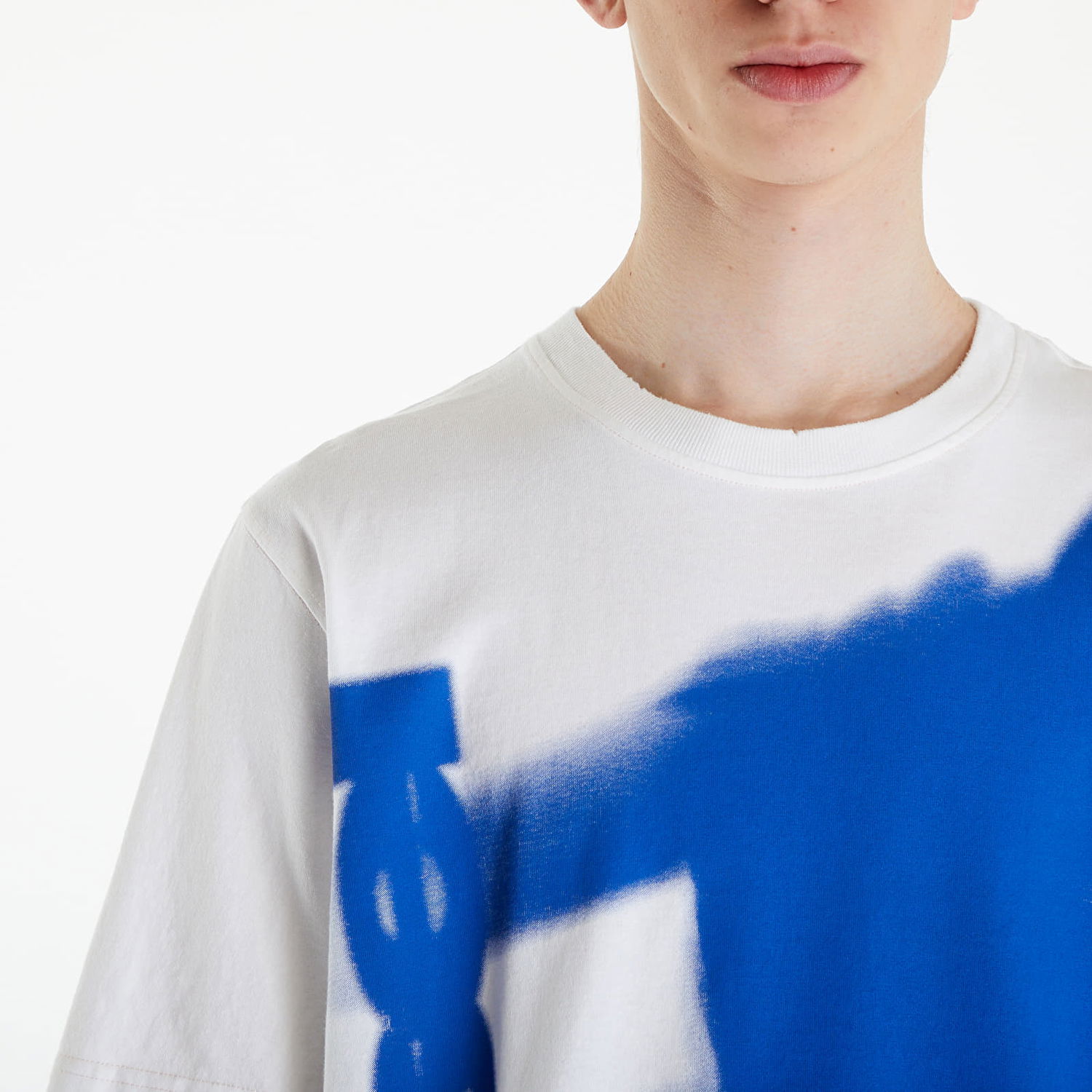 T-shirt Diesel T-Just-N13 T-Shirt Off White Blå | A12705_0JNAY Off White, 1