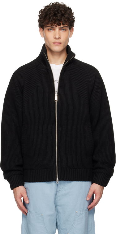 Sweater Carhartt WIP Black Banley Knit Jacket Sort | I033902, 0