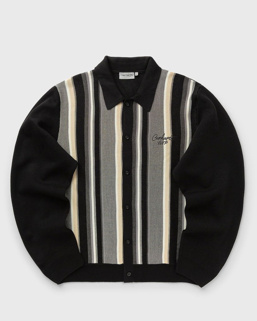 Sweater Carhartt WIP Striped Knit Cardigan Sort | I035397-3BA.XX