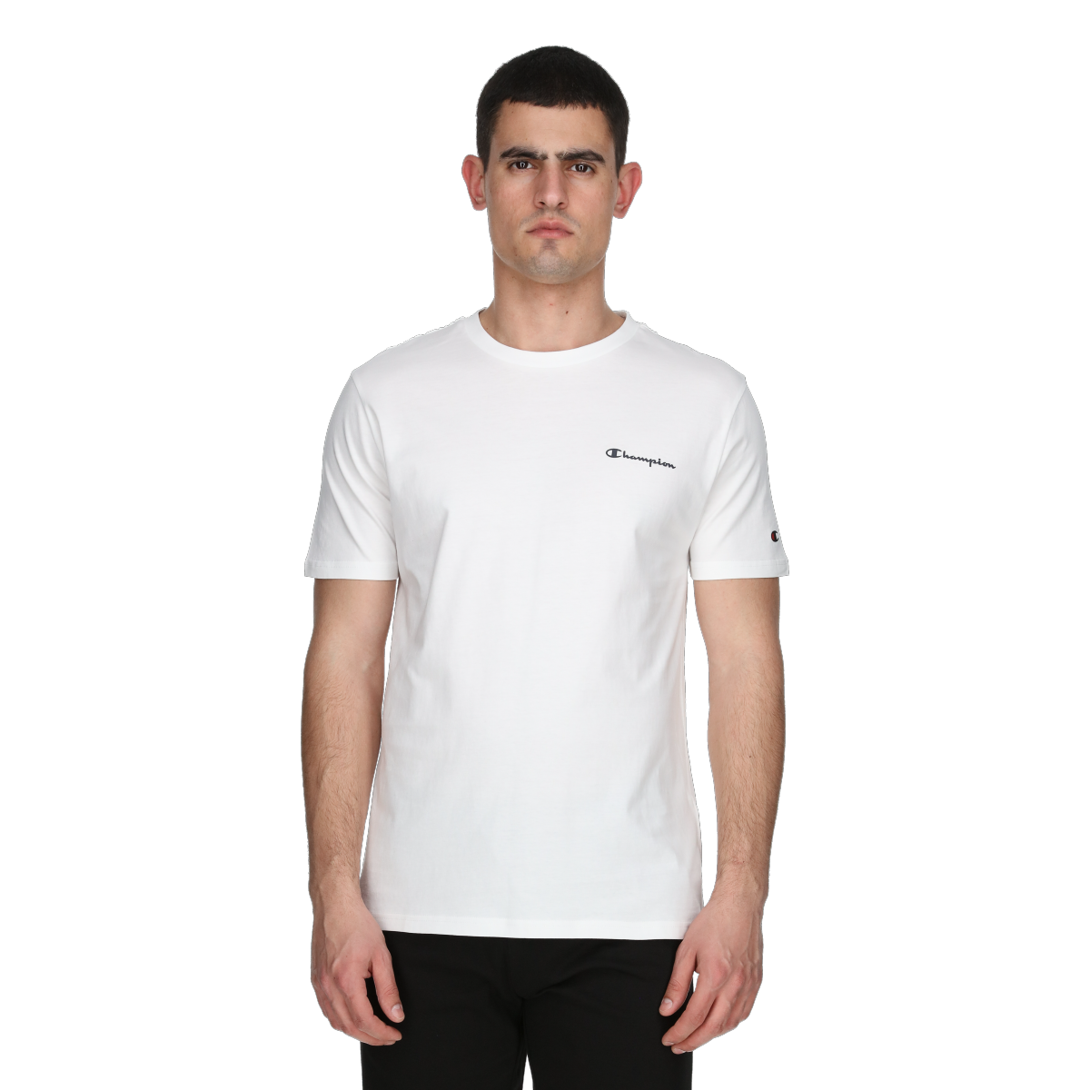 T-shirt Champion T-Shirt Basic Hvid | CHA241M800-10, 0