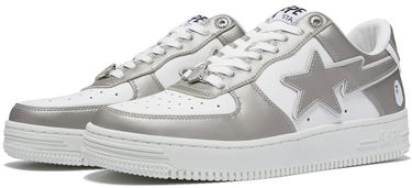 Sneakers og sko BAPE Bape Sta Silver #4 Grå | 0ZXSHM191053L-SILVER, 1