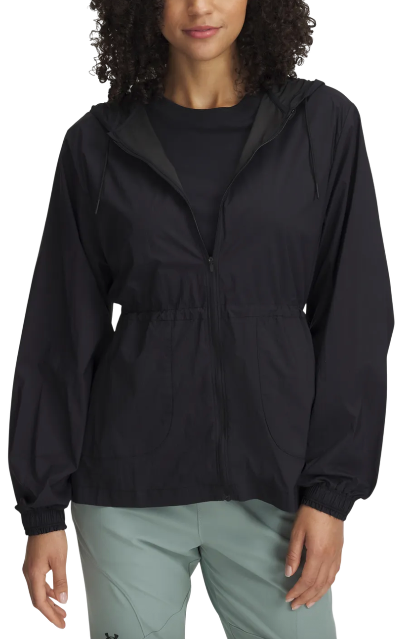 Jakke Under Armour Under Armour Cinch Waist Hooded Jacket Sort | 1389502-001