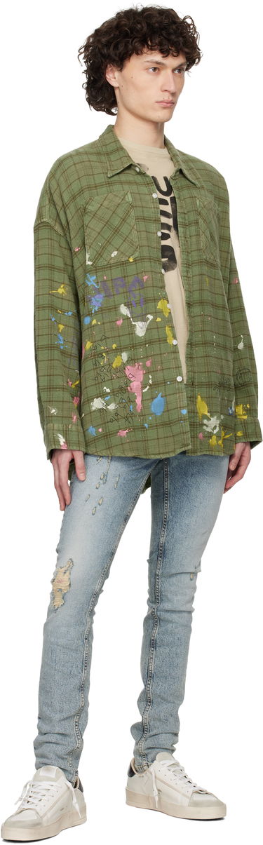 Jeans Ksubi Ksubi Van Winkle Distressed Slim Jeans Blå | MSP25DJ017, 3