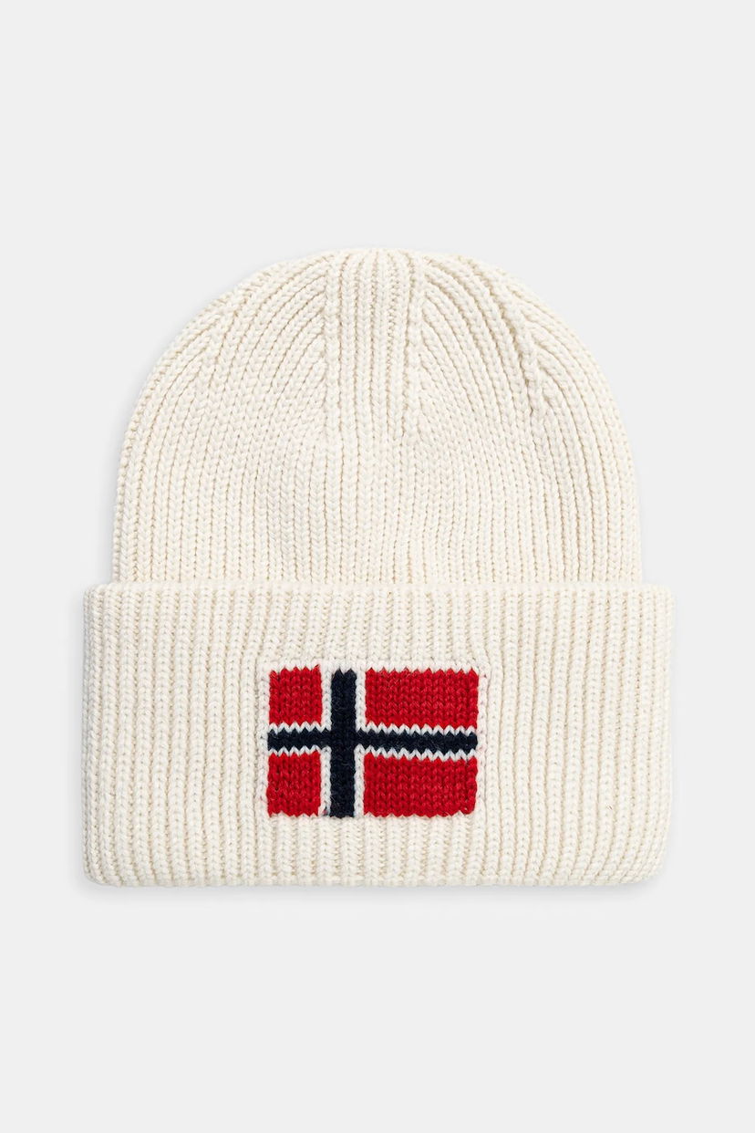 Beanie Napapijri Napapijri F-Evei Beanie Hvid | NP0A893PN1J1