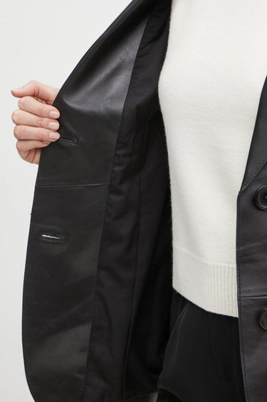 Jakke STAND STUDIO Stand Studio Mina Leather Blazer Sort | 66391.7850, 5