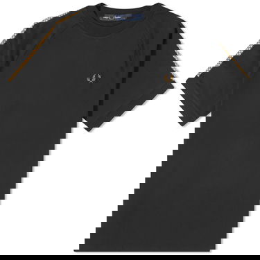 T-shirt Fred Perry Chequerboard Tape T-Shirt Sort | M6580-102, 0