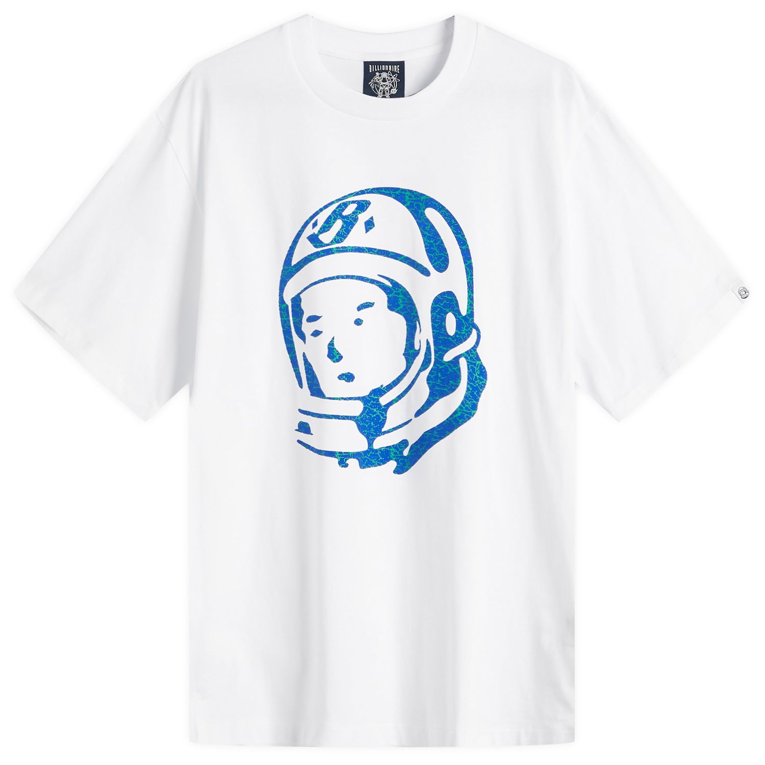 T-shirt BILLIONAIRE BOYS CLUB Billionaire Boys Club Cracked Flock Print Astro T-Shirt, Size Large Hvid | B25156-WHT, 1