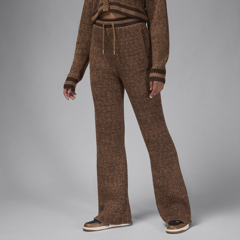 Joggingbukser Jordan Air Jordan Knitted Sweatpants Brun | FZ4201-223
