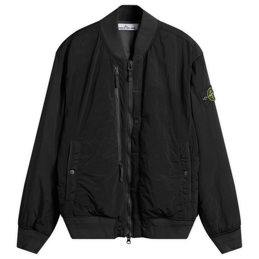 Bomberjakke Stone Island Nylon Metal EcoNyl PrimaLoft Bomber Jacket Sort | K2S154100038-V0029