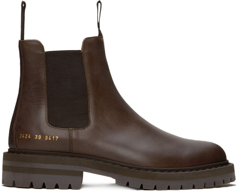 Tøj Common Projects Common Projects Leather Chelsea Boots Brun | ARTICLE 2424