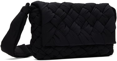 Skuldertaske Bottega Veneta Bottega Veneta Small Rumple Messenger Bag Sort | 795498-V4GE1-8803, 1