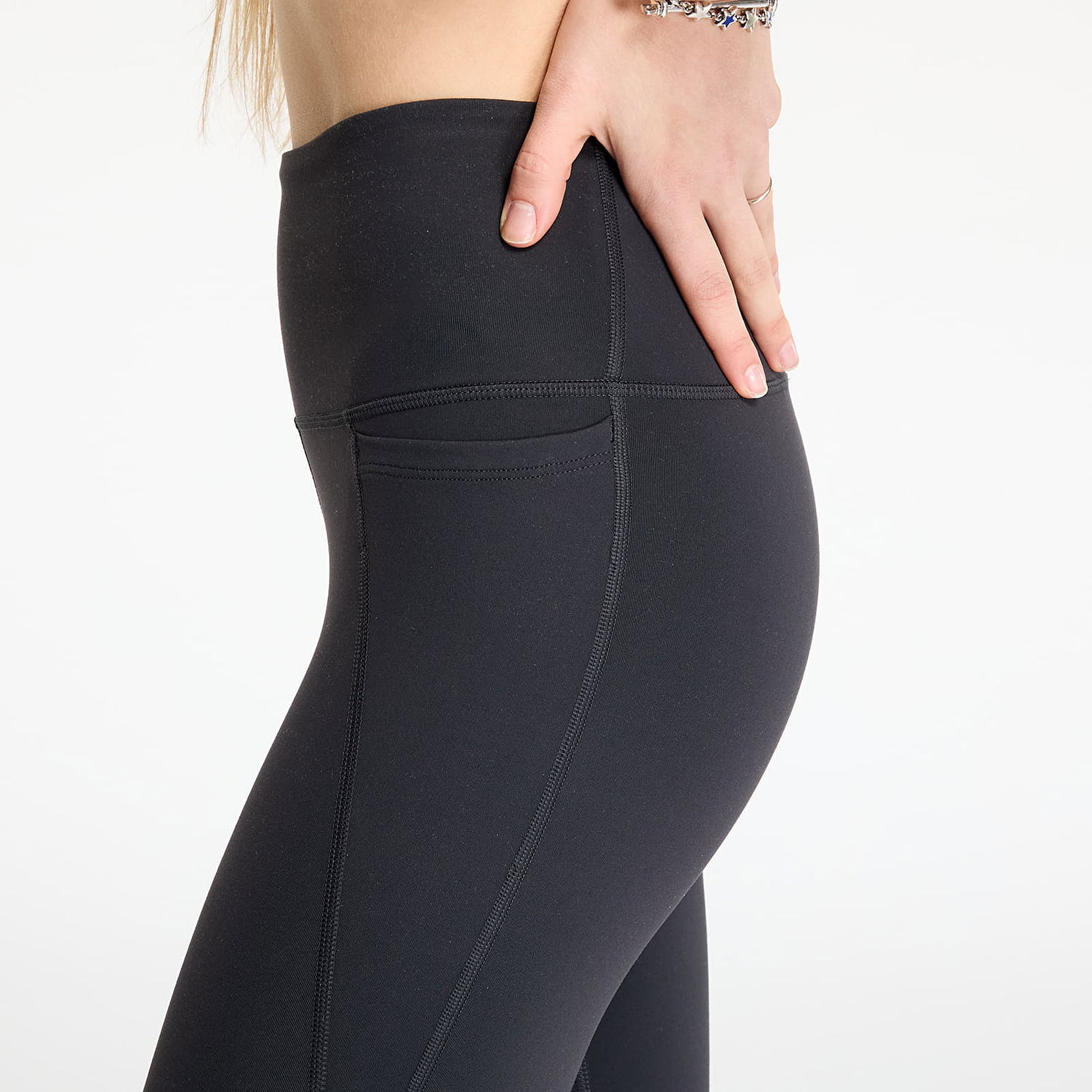 Leggings Reebok Reebok Lux High-Rise Mini-Flare Leggings Sort | 100221288, 1