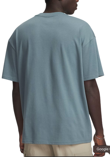 T-shirt Under Armour Heavyweight Oversized Branded Short Sleeve T-Shirt Blå | 1389146-587, 1