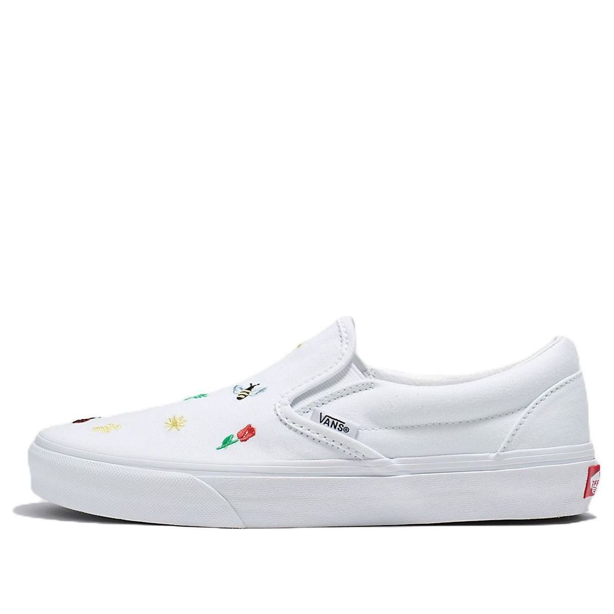 Sneakers og sko Vans Classic Slip-On Garden Party Hvid | VN0A5JLXW00, 0