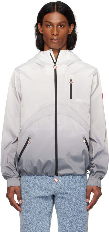 Vindjakke Casablanca Casablanca Gradient Rain Jacket Grå | MPS25-OT-159-01, 0