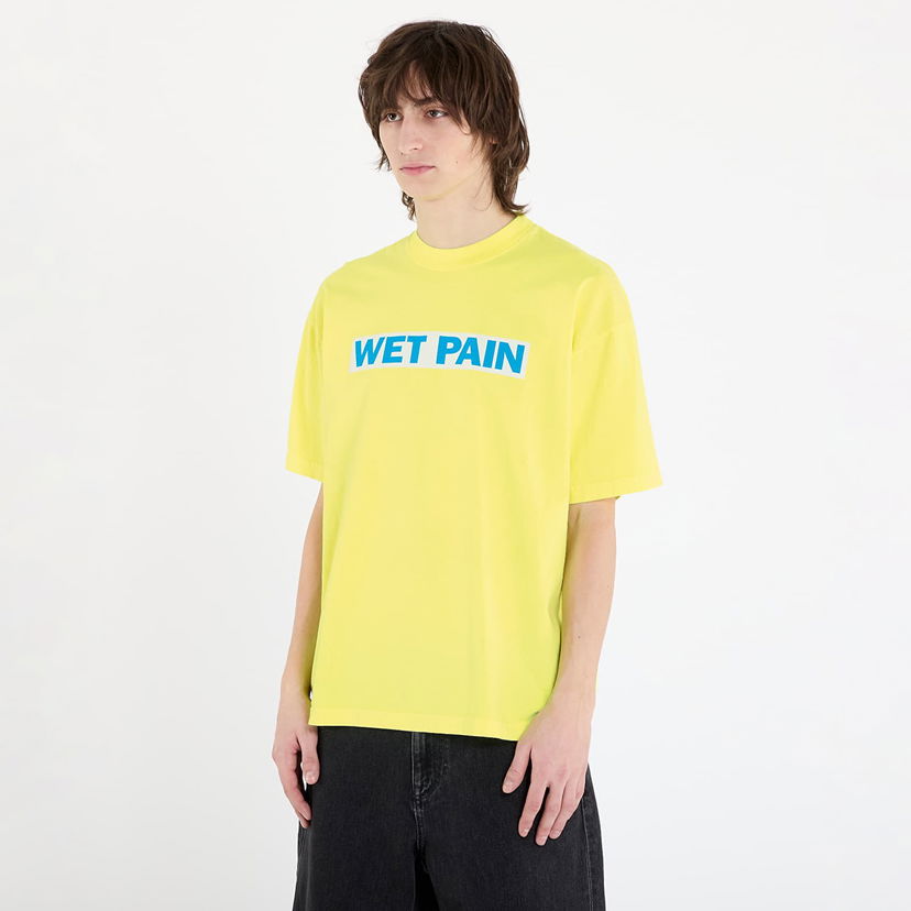 T-shirt Pleasures PLEASURES Wet Pain T-Shirt Gul | P25SP066 YELLOW