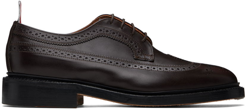 Tøj Thom Browne Thom Browne Classic Longwing Calf Leather Derbys Brun | MFD240D-06764