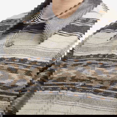 Skjorte ISABEL MARANT Geometric Print Overshirt Brun | 25PVE0501HA-C1D01H-02FK, 5